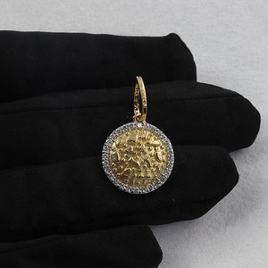 Pendentif en diamant personnalisé avec diamants de clarté VVS, style hip-hop, plaqué or, design mignon pour homme et femme, cadeau - Product Image 2