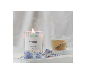 Pot de bougie en cire de soja multi-mèches de créateur dernier cri pot décoratif tendance couvercle de pot bougie parfumée remplissage fabricant de couleur cuivre - Product Image 2