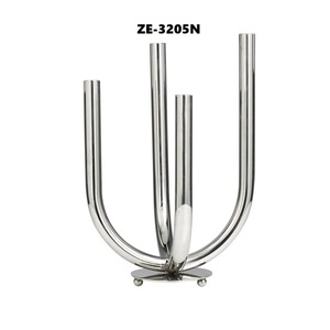 Handmade Iron Candle Holder Decorative Home Accent Export Manufacturer for Global Importers Wholesalers and RetailersIron & <b>Wood</b> - Product Image 5