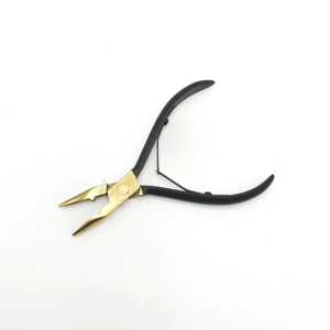 Pince à cheveux en acier inoxydable avec logo personnalisé - Outils d'extension de cheveux durables de haute qualité pour usage commercial - Product Image 3
