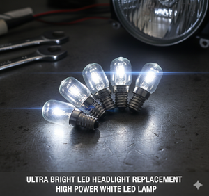 Bombilla LED para faro de motocicleta, reemplazo de lámpara frontal de alta potencia, color blanco ultrabrillante - Product Image 2