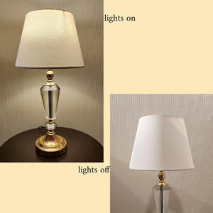 PineCraft-Lámpara de mesa LED de latón dorado, moderna, para estudio en casa, dormitorio y Hotel, uso eléctrico - Product Image 3