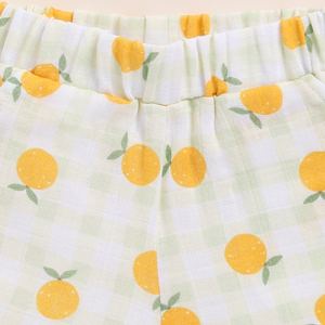 Premium Quality Organic Muslin Jabla <b>Set</b> Orange Print <b>Baby</b> Clothing - Product Image 6