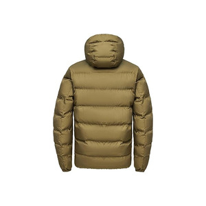 Customized High Quality Quilted <b>Canvas</b> Puffer <b>Jacket</b> Street Wear Men's Hoodie with Front Logo - Product Image 3