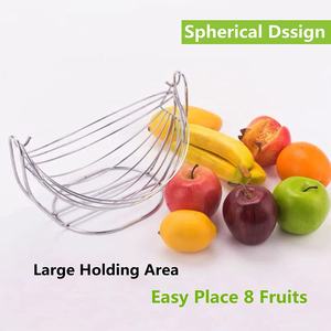 Panier de fruits décoratif de comptoir de cuisine avec plateau amovible Bols de fruits essentiels de cuisine au design créatif ou panier de fruits - Product Image 2