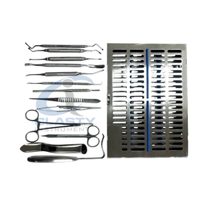 Ensemble d'instruments de chirurgie implantaire orale de base, personnalisable, pour usage clinique - Product Image 1