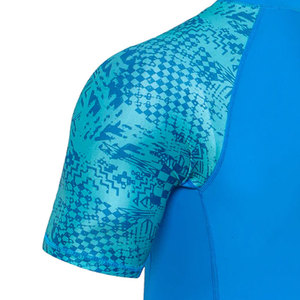 New <b>Design</b> Lightweight Soft Breathable Slim Fit Comfortable High Professional Short Sleeve <b>Custom</b> Logo Men <b>Compression</b> <b>Shirt</b> - Product Image 5