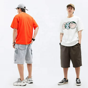 สินค้าใหม่มาแรง เสื้อผ้าฮิปฮอปผู้ชาย ดีไซน์เฉพาะตัว รับสั่งทำเสื้อยืดสีดำขาวสำหรับผู้ชาย - Product Image 4