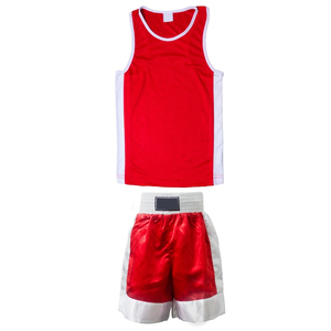 Ensemble d'uniformes de boxe personnalisés, respirants, à séchage rapide, légers, durables et extensibles, en polyester/coton - Product Image 2
