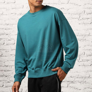 Sweat-shirt décontracté d'hiver de haute qualité 100% coton, coupe ample, construction légère, toucher doux, col rond confortable - Product Image 3