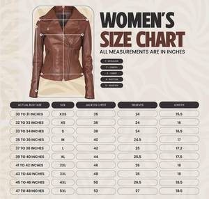 <b>Women's</b> Brown Leather Fashion Jacket <b>Belted</b> Biker <b>Coat</b> Zipper Closure Long Sleeve Regular Fit Streetwear - Product Image 6