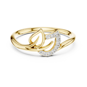 MINIMALIST LAB GROWN DIAMOND <b>RING</b> <b>SET</b> IN 18KT YELLOW <b>GOLD</b> ENGAGEMENT WEDDING PARTY VALENTINE GIFT GLAM EVENT DAILY USE FOR WOMEN - Product Image 1