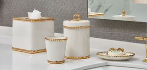 Juego de accesorios para baño de restaurante, decoración de baño de hotel de lujo, accesorios de baño para resort, set de baño para salón, conjunto de baño para viajes - Product Image 6