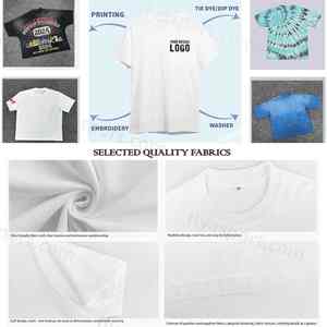 Camisetas Extra Grandes de Algodón 100% Personalizadas con Lavado Ácido para Hombre, Diseño Vintage Completo, Camiseta Desgastada con Efecto Descolorido por el Sol - Product Image 3