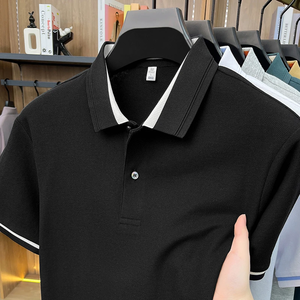Camisas Polo de Hombre 100% Algodón Puro, Verano, Alta Gama, Cómodas, Transpirables, Manga Corta, Golf, Negocios, Elegantes, Esenciales para el Día a Día - Product Image 5
