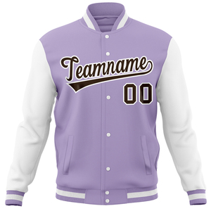 Chaquetas de Béisbol Varsity Bordadas para Hombre, Tallas Grandes, Resistentes al Viento, con Cuello Alto Personalizado, Abrigos de Otoño, Venta al Por Mayor - Product Image 4