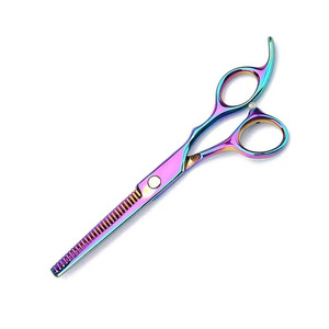 Ciseaux professionnels de coiffure en acier inoxydable de 5,5 pouces, de haute qualité, pour la coupe des cheveux, légers, fournitures de salon de coiffure - Product Image 6