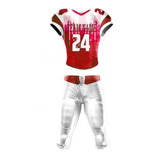 2025 superventas nueva llegada personalizado sublimado diseño jugadores americanos uniforme de fútbol al por mayor uniforme de fútbol americano - Product Image 1