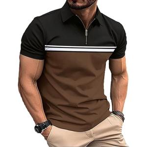 Vêtements de travail pour hommes en gros, chemise décontractée, t-shirt à manches courtes, polo en polyester pour hommes, téléchargé par Dress Sports - Product Image 1
