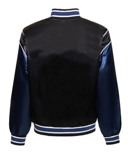 Custom High Quality Women's Oversize <b>Bomber</b> Satin <b>Jacket</b> Plus Size <b>Baseball</b> Style Breathable for Men's <b>Jackets</b> - Product Image 6