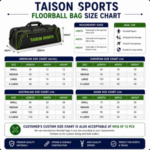 กระเป๋าเป้ฟลอร์บอล TAISON SPORTS รุ่นพรีเมียม 1680D PU 380 GSM สีดำแดง หลายช่อง ความจุ 30-40 ลิตร  รับสกรีนโลโก้ - Product Image 3