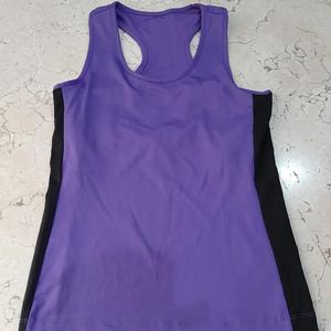 Camiseta sin mangas de punto para hombre, color naranja, cuello redondo, color sólido, transpirable, informal, deportiva, para gimnasio, con protección UV, cuello en V - Product Image 2