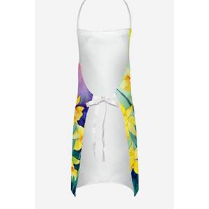 Multicolor Large Adult Unisex Daffodils Watercolor <b>Apron</b> for <b>Kitchen</b> Cooking Baking Crafts Gardening Servers-for Men <b>Women</b> - Product Image 4