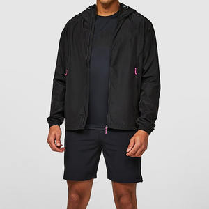Dernière conception, veste de course légère pour homme, coupe-vent, imperméable, en toile, pour activités de plein air - Product Image 2