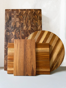 Acacia Wood Cutting Board with Handle Solid Wood <b>Kitchen</b> Chopping Board Food Grade Eco Friendly OEM Factory Supply - Product Image 4