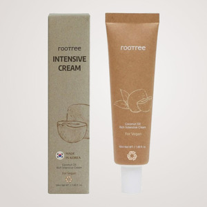 Crème hydratante coréenne K-Beauty Ruteuri à l'huile de coco, crème riche et intensive, fabriquée en Corée, 100 ml, lotion visage vegan - Product Image 4