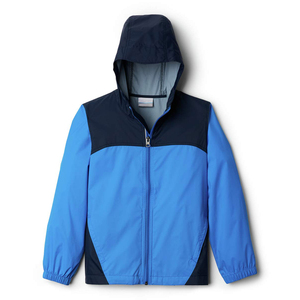 Veste coupe-vent à capuche pour garçons, veste imperméable à blocs de couleur, veste légère pour enfants, vêtement d'extérieur - Product Image 2