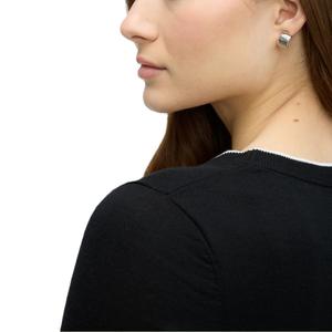 Cárdigan de lana acrílica informal para mujer, de invierno, con mangas largas, cuello en V, diseño floral, elegante, decorado con botones, suéter, Bangladesh - Product Image 4