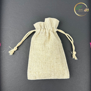 ถุงผ้าปอกระเจาขนาดเล็กย่อยสลายได้สำหรับบรรจุภัณฑ์เครื่องประดับพร้อมตัวเลือกการพิมพ์แบบกำหนดเอง - Product Image 2
