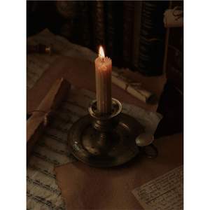 Chandelier classique en laiton – Support de bougie conique en métal portatif pour décoration rustique et événements – Plateau à bougies en gros - Product Image 5