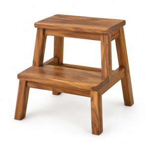 Acacia Wood <b>Kitchen</b> <b>Step</b> Stool Wholesale | Handcrafted Moradabad India - Product Image 1