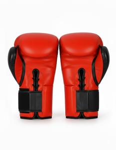 Gants de boxe en cuir véritable en gros, à lacets, personnalisables, fabrication OEM - Product Image 2