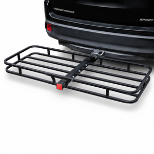 Support de porte-bagages arrière pour attelage de voiture, 53x19 pouces, capacité de charge 500 lb, panier de transport en acier pour SUV, camion, voiture, remorque GAPCGC004 - Product Image 1