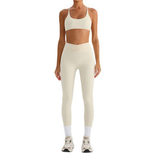 Custom Logo Women's High-Waist V-<b>Shape</b> Yoga <b>Leggings</b> Seamless Workout Pants Sports Plus Size Fitness Push Stretchy Solid - Product Image 3