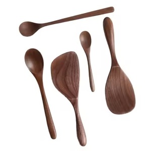 ช้อนไม้แบบดั้งเดิม ช้อนทำอาหารไม้เนื้อแข็งสำหรับผสมข้าวแกงซุปซอส เหมาะสำหรับการทำอาหารประจำวัน - Product Image 6