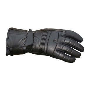 Gants de moto en cuir personnalisés de haute qualité, compatibles écran tactile, design à doigts entiers, imperméables, pour usage sportif, unisexe, fermeture à cordon. - Product Image 6