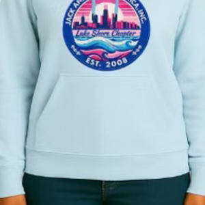 Women's Sky <b>Blue</b> Chapter Graphic Hoodie Casual Long Sleeve Pullover Everyday Streetwear Comfortable Lifestyle Clothing <b>Top</b> - Product Image 5