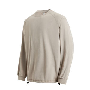 Men's <b>Tshirts</b> Blank Solid Oem Custom Logo Summer Vintage Regular Fit Activewear High Quality Long Sleeve Knitted <b>Tshirts</b> for Men - Product Image 4