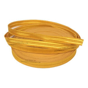 Eco-Friendly Pilot Lace Metal Wire Lace <b>Sequin</b> Fabric Ceremonial Bullion Wire Braid Lace Gold Ribbon Metallic Thread Gallon - Product Image 1