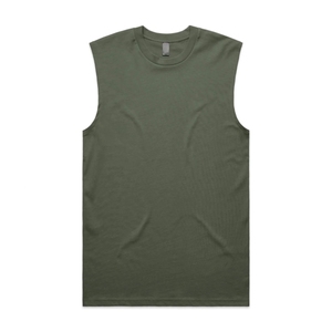Débardeur sans manches à col rond surdimensionné, en coton 100% respirant, de haute qualité, pour homme, décontracté, tricoté, couleur unie, séchage rapide - Product Image 3