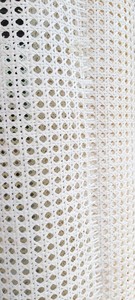 AVAILABLE Bleached White Rattan Cane Webbing - Uniform Color Smooth Finish Rattan Sheets for Modern Furniture Design - Product Image 5