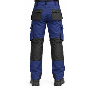 กางเกงนิรภัยกันน้ำสำหรับผู้ชายไซส์ใหญ่  แบบมีแถบสะท้อนแสง  6 กระเป๋า  สำหรับวิศวกร เหมืองแร่ ก่อสร้าง ชุดทำงาน - Product Image 3