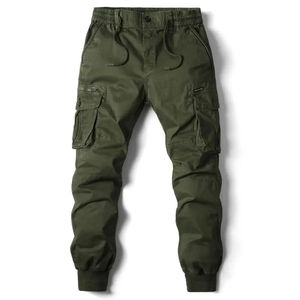 Pantalon cargo délavé pour homme, léger, 100% coton, tendance urbaine, poches fonctionnelles, style utilitaire décontracté - Product Image 5