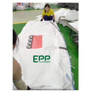 Platten FIBC de gran venta, FIBC autoportante para polvos, bolsas de polipropileno tejido transpirable tubular, Big Bag UN, bolsa FIBC para asbesto - Product Image 4