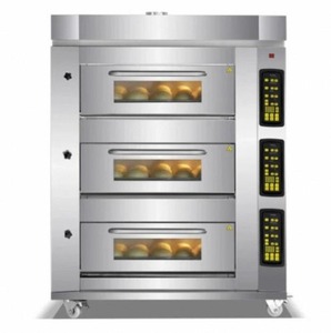 Hot Sale Commercial Stainless Steel 5 Inch Deck Oven for Bakery Use with Precise Temperature Control Available for Sale - Product Image 3
