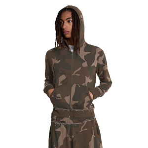 Nouvel Arrivage Survêtement Homme Imprimé Camouflage Vente en Gros Tenue Décontractée Extérieure avec Fermeture Éclair 100% Coton Polaire de Qualité - Product Image 2